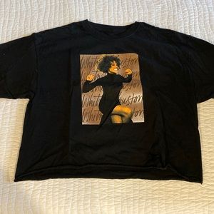Whitney Houston Oversized Crop